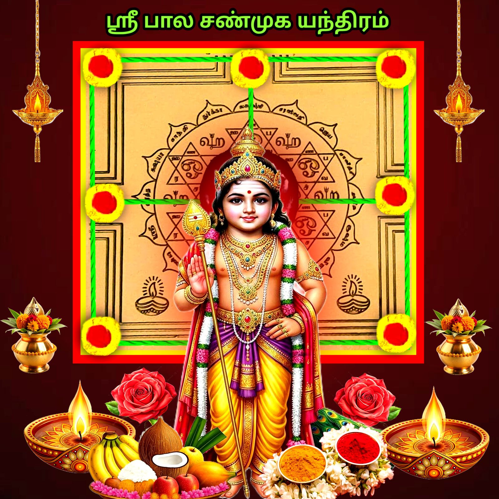 Sri Bala Shanmuga Yantra - Image 2